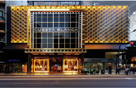 长武门头设计与商业空间的纽带。