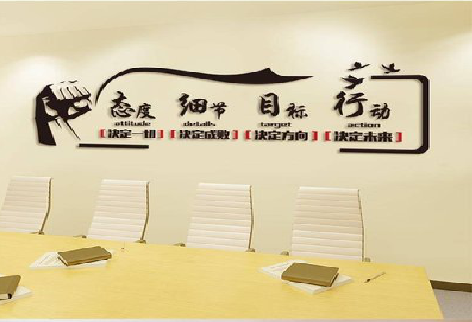 长武企业文化墙主要展示什么?