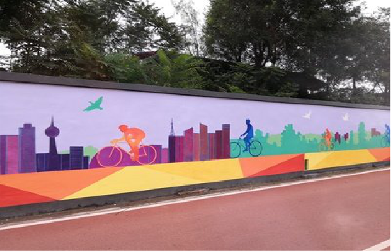 长武墙体彩绘-围墙