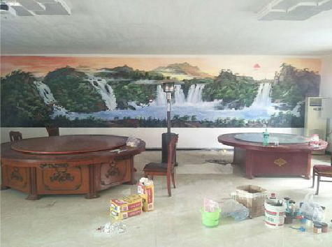 长武墙绘-写实风景