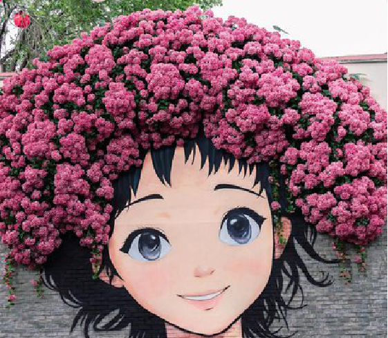 长武墙体彩绘-网红墙打卡