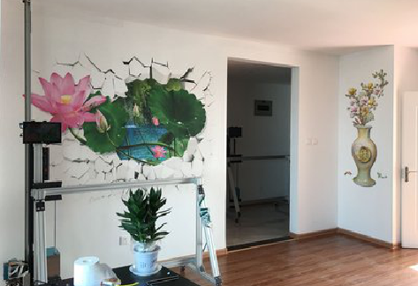 长武墙体彩绘相比墙纸的优势。