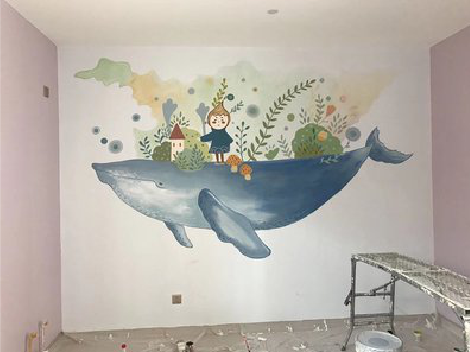 长武手绘墙的特点及优势。